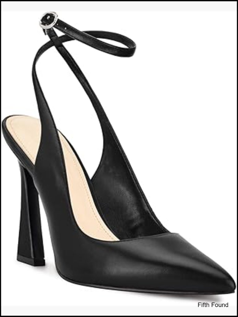 Women's Slingback Pointed Toe High Heel Pumps Wedding Dress Shoes